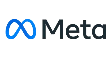 Meta – Plataformas sociales para impulsar tu marca Logotipo de Meta, empresa matriz de Facebook, Instagram y WhatsApp